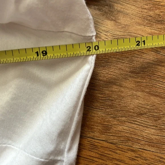 Like new Dressbarn white button down collared shirt - Picture 12 of 13